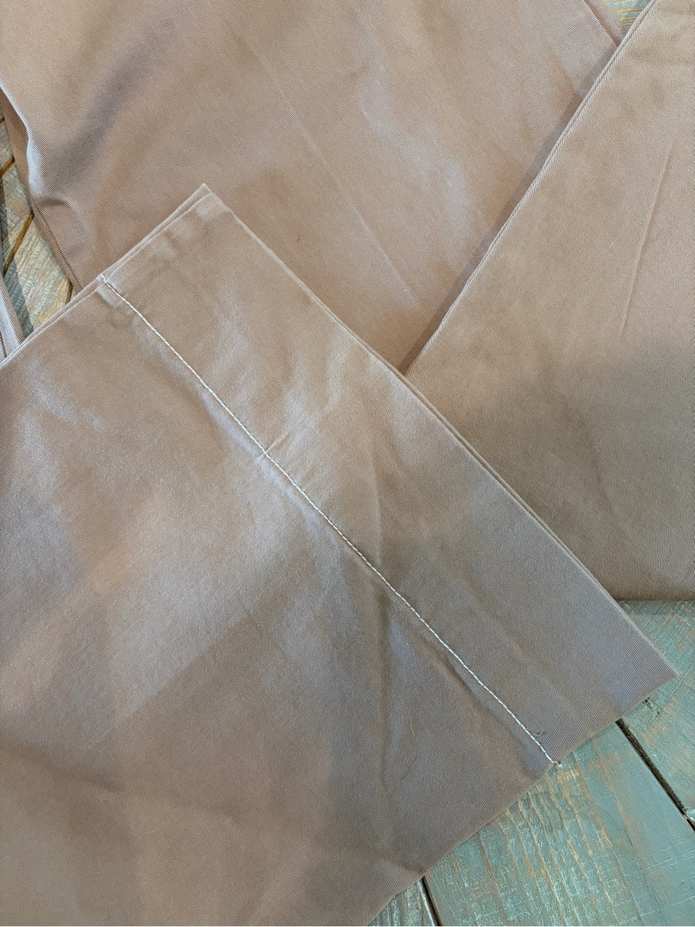 NWT!!  Bagatelle Collection High-Rise Wide-Leg Crop Pants in khaki/tan - Size 8 - Picture 3 of 7
